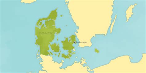 Copenhagen Denmark On World Map