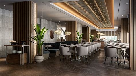 Restaurant Interior Design Of 3d Model Restaurant Interior Design