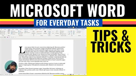 7 Microsoft Word Tips And Tricks For Everyday Tasks Youtube
