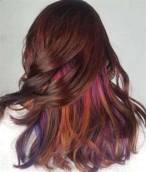 30 Spellbinding Hidden Hair Color Ideas For Women 2022