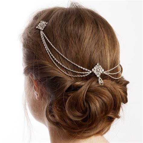 Are You Interested In Our Wedding Headpiece With Our Draped Hair Chain
