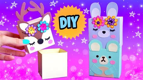 Diy 3 Mini Secret Boxes Paper Crafts Ideas Youtube