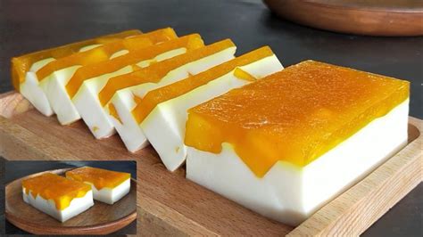 Mango Jelly Recipe With Gelatin Easy Mango Jelly Mango Pudding Recipe With Gelatin Youtube