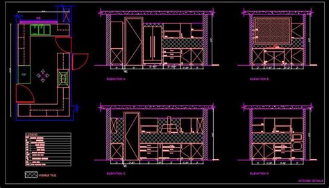 Kitchen Cad Blocks Elevation Bios Pics