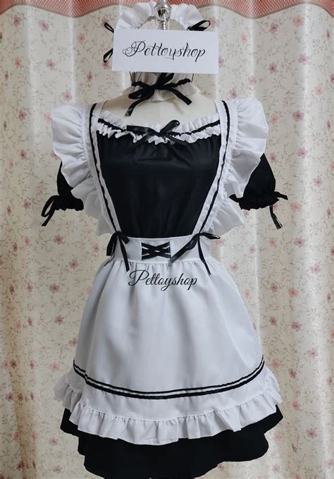 Sexy Cosplay Maid Costume Anime Women French Maid Outfit Dress Etsy