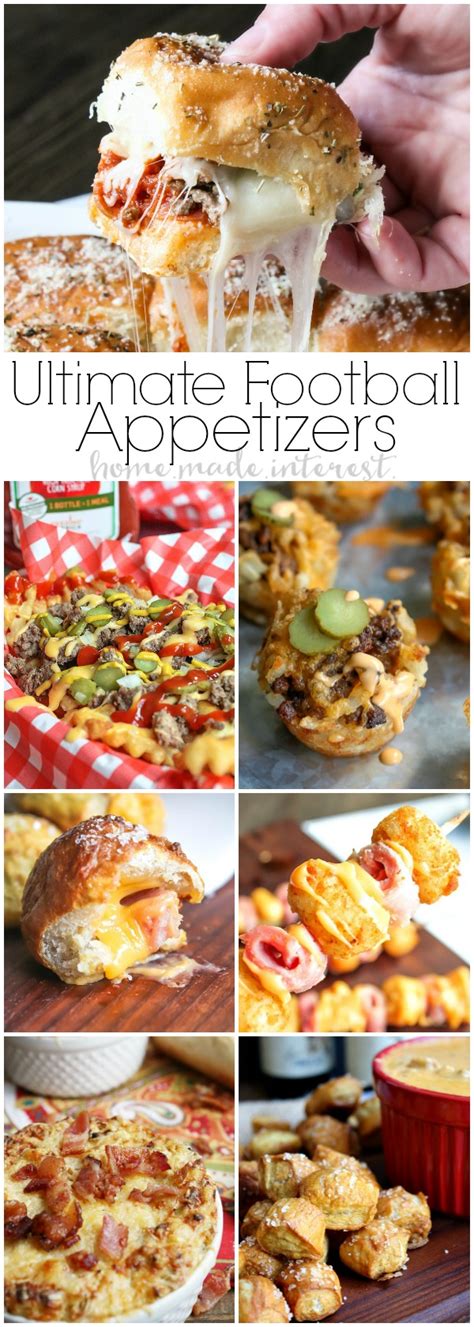 Searching for the perfect appetizer for the super bowl football game or any other game day? Easy Football Party Appetizers - Home. Made. Interest.