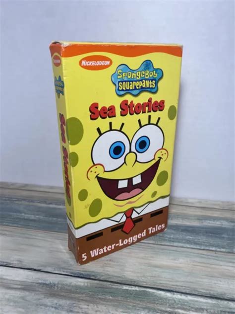 Nickelodeon Spongebob Squarepants Sea Stories Vhs Video Tape Nick 3380