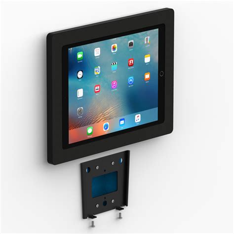 Vidamount Fixed Slim Wall 129 Inch Ipad Pro Tablet Mount Black