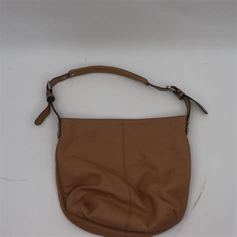 Tignanello Light Brown Leather Hobo Bag Gem