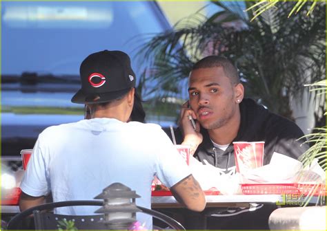 Chris Brown Lunch Break With Bow Wow Photo Chris Brown