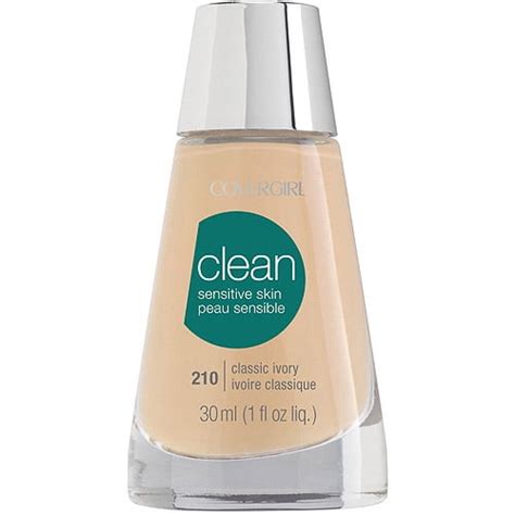Covergirl Clean Liquid Make Up Foundation Sensitive Skin Classic