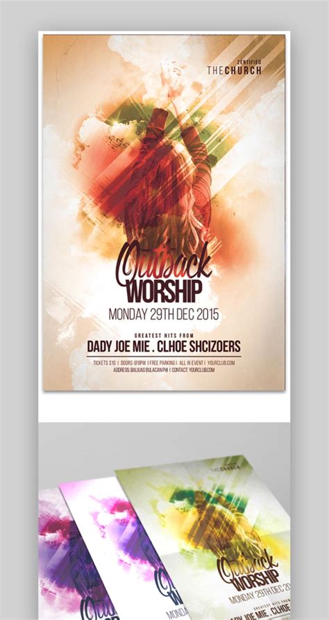 25 Best Church Flyer Background Templates Designs Religious Events 2020