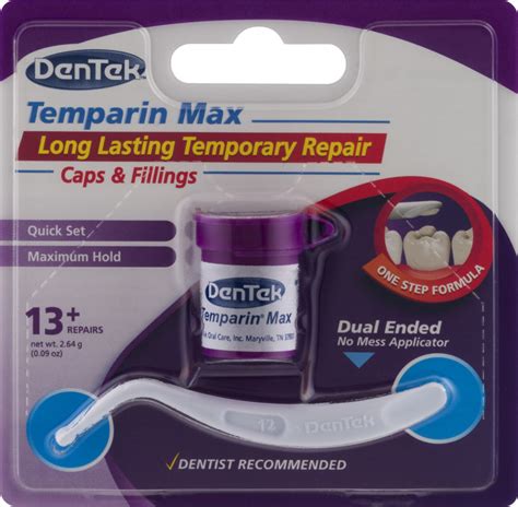 Dentek Temparin Max Long Lasting Temporary Repair Caps And Fillings Dentek47701251232 Customers