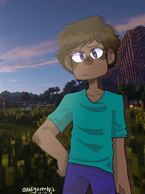 Steve Fanart Minecraft Amino