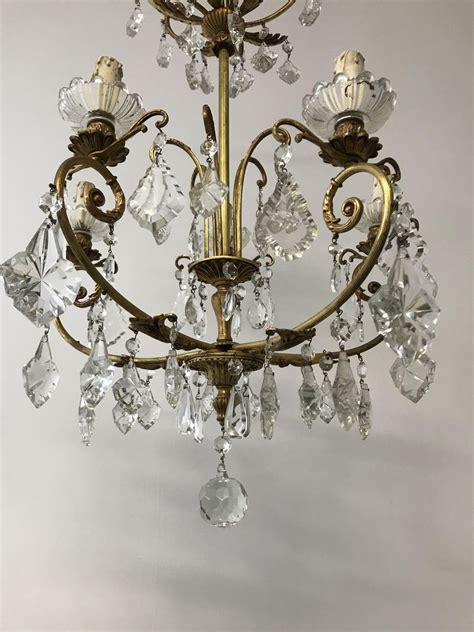Vintage French Crystal Chandelier For Sale At Pamono