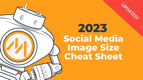 Social Media Image Sizes Cheat Sheet For Infographic Images