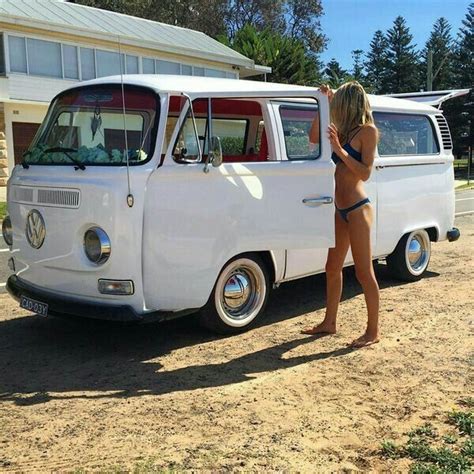 Bus Girl By Route 8 Automotive On Classic Cars Volkswagen Minibus Vw Bus