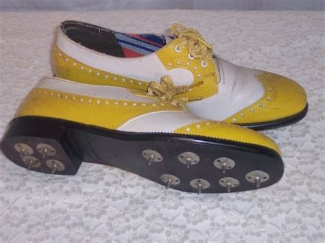 Golf Spectator Shoes Arylide Yellow In Color And By Agelessfinds