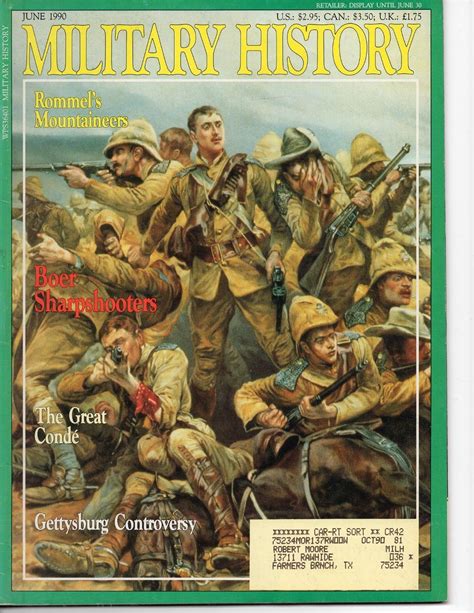 Military History Magazine June 1990 On Ebid United States 170893646