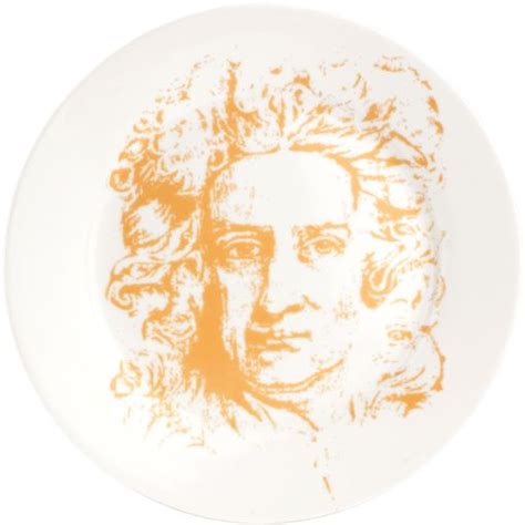 Isaac Newton Portrait Plate Geeky Jewellery Plates Portrait