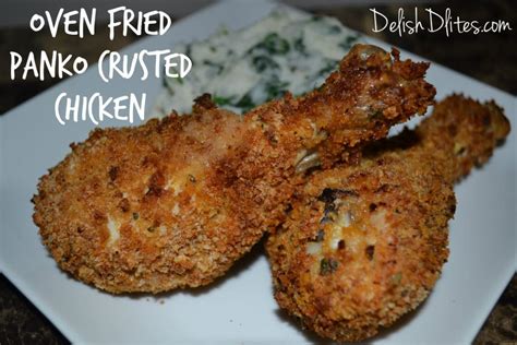 Panko are japanese breadcrumbs which are larger than standard breadcrumbs. Oven Fried Panko Crusted Chicken | Delish D'Lites