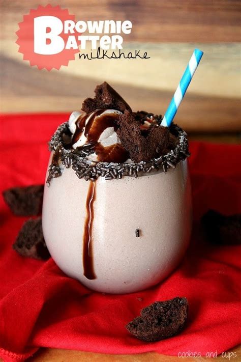 Brownie Batter Milkshake The Best Chocolate Milkshake Recipe