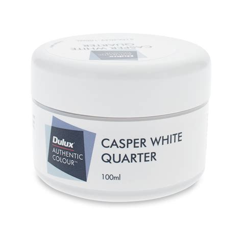 dulux 100ml casper white quarter sample pot bunnings australia