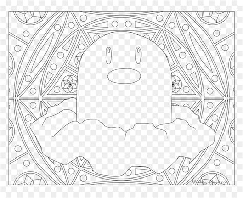 Diglett Coloring Page Coloring Pages