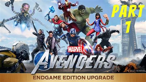 Marvels Avengers Endgame Edition Gameplay Part1 Tutorial Youtube