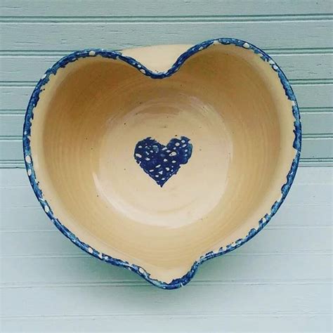Check Out Marshall Pottery In Our Etsy Shop Vintage Hand Made Pottery Heart Shaped Large