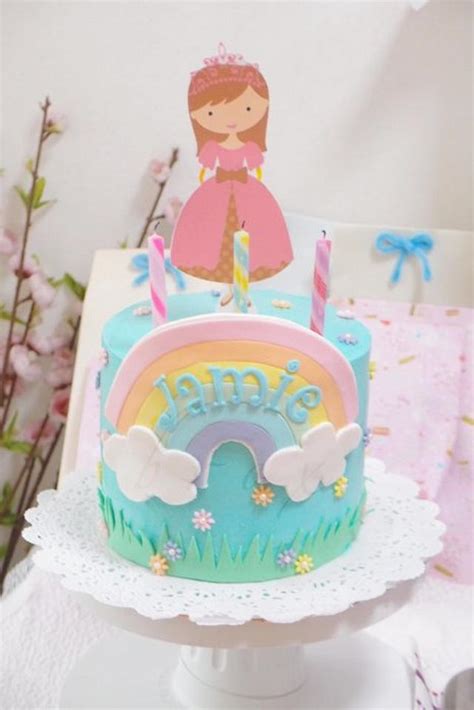 Rainbow Princess Cake Decorated Cake By Julie Manundo Cakesdecor