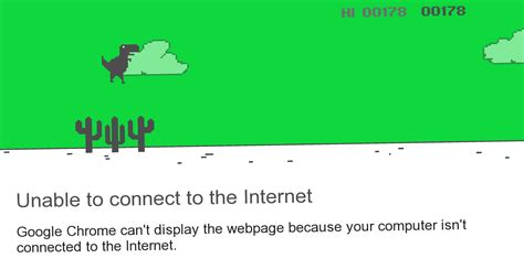 The page with this offline entertainment. T-Rex Game inspired by Google by KlopapierGames