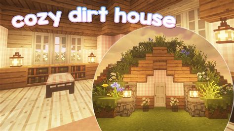 Cozy Dirt House ♡ Minecraft Tutorial Youtube