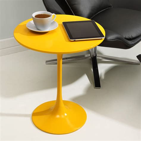 Zuo Modern Wilco End Table Yellow Side Table Modern End Tables Zuo