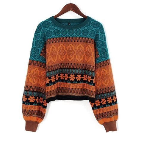 Maggie Lumbar Sweater In 2022 Retro Sweater Sweater And Shorts Warm