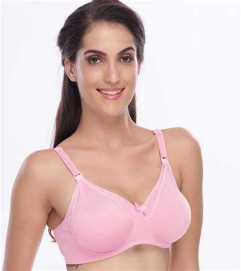 Daisy Dee Cotton Lightly Padded Non Wired Full Coverage Pink Bra