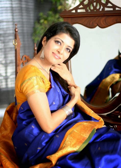 Kerala Mallu Aunty House Wife Latest Stills In Sexy Blue Saree Mallu Aunties
