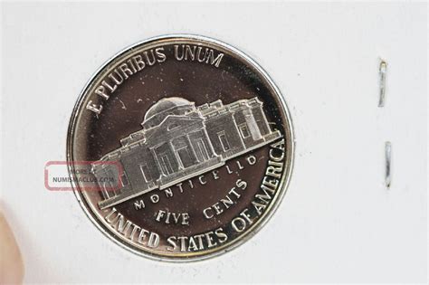1991 S 5c Jefferson Proof Nickel Gem Brilliant Uncirculated Proof Coin