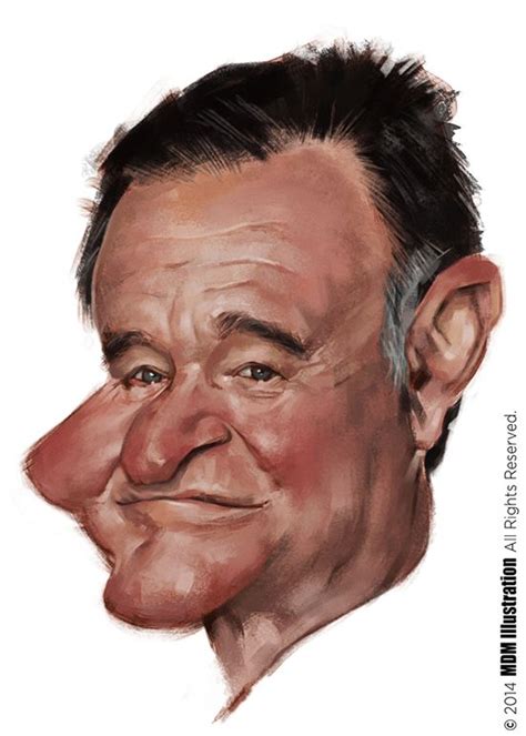 Robin Williams Celebrity Caricatures Caricature Robin