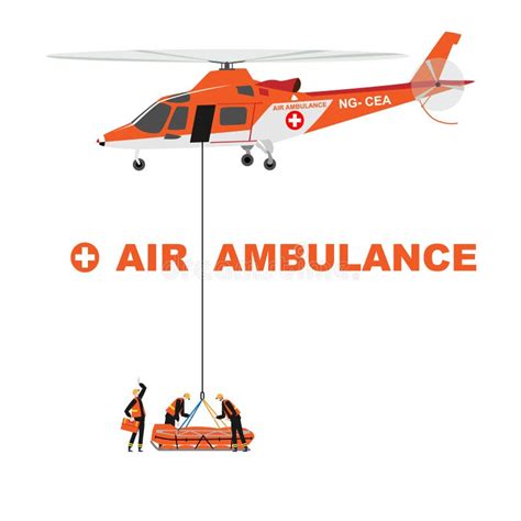 Stock Vector Illustration Air Ambulance Stock Vector Illustration Of