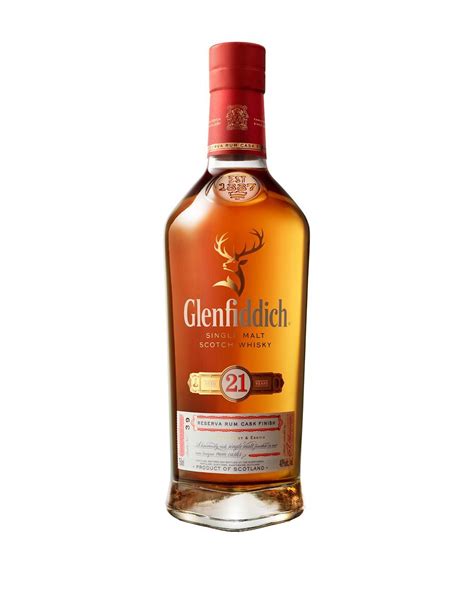 Glenfiddich 21 Year Old Gran Reserva Rum Cask Finish Single Malt Scotch Whisky 750 Ml Wine