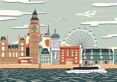 Vintage-Style Illustrations of Famous Cities by Sam Brewster | Wanderarti