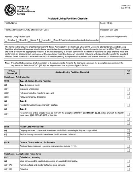 Assisted Living Form 2382 2020 2021 Fill And Sign Printable Template Gambaran