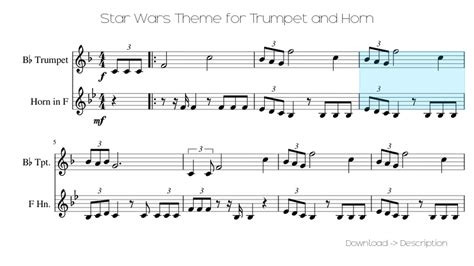 Even if you are a beginner piano player. 🎶 Star Wars Theme For Trumpet And Horn 🎸🎸 - YouTube