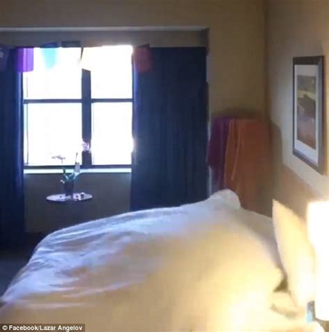 Female Gymnast Performs An Amazing Backflip To Tuck Herself In Bed