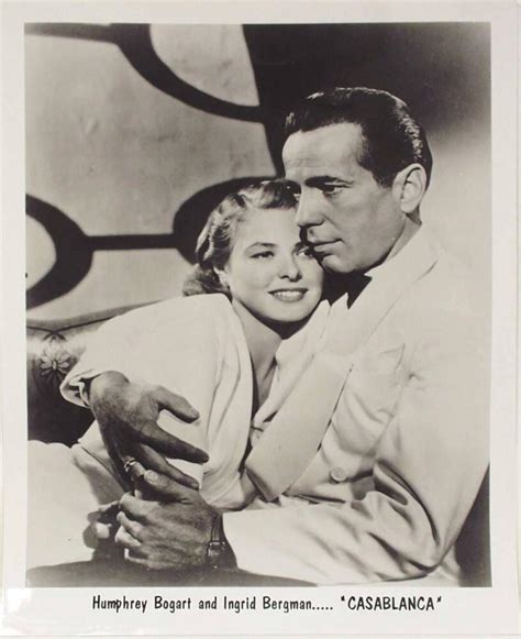 Humphrey Bogart And Ingrid Bergman In Casablanca All Works The