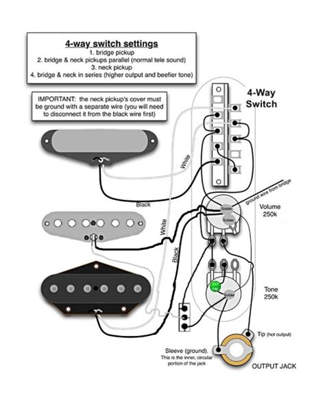 Or experiment and decide if you prefer one pup full coil and the other split: Yet another crazy nashville wiring question | Telecaster Guitar Forum