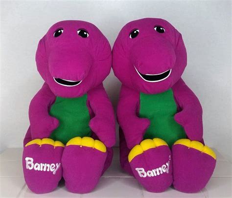 1998 Singing Barney Vintage 14 Interactive Plush Purple Toy Stuffed