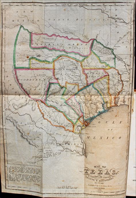 Map Of Texas Containing The Latest Grants And Discoveries By Ef Lee