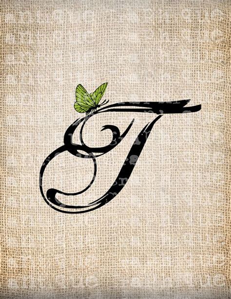 The Letter T In Script